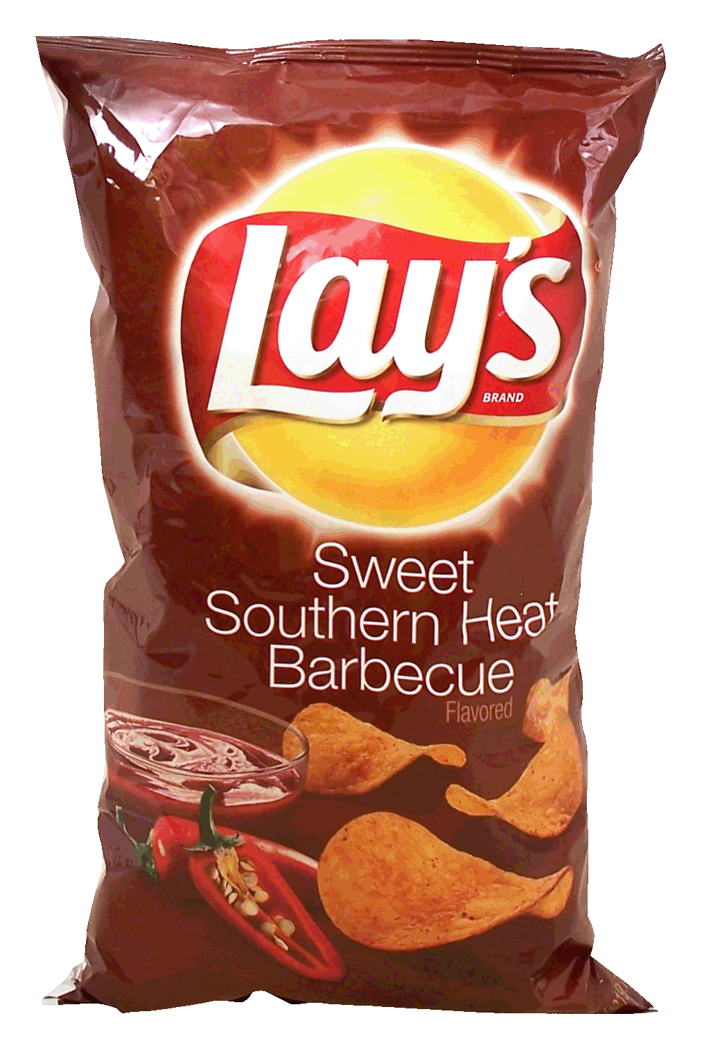 Lay's  sweet southern heat barbecue flavored potato chips Full-Size Picture